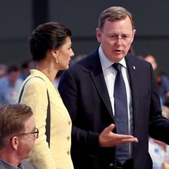 Thüringens Ministerpräsident Bodo Ramelow und Sahra Wagenknecht
