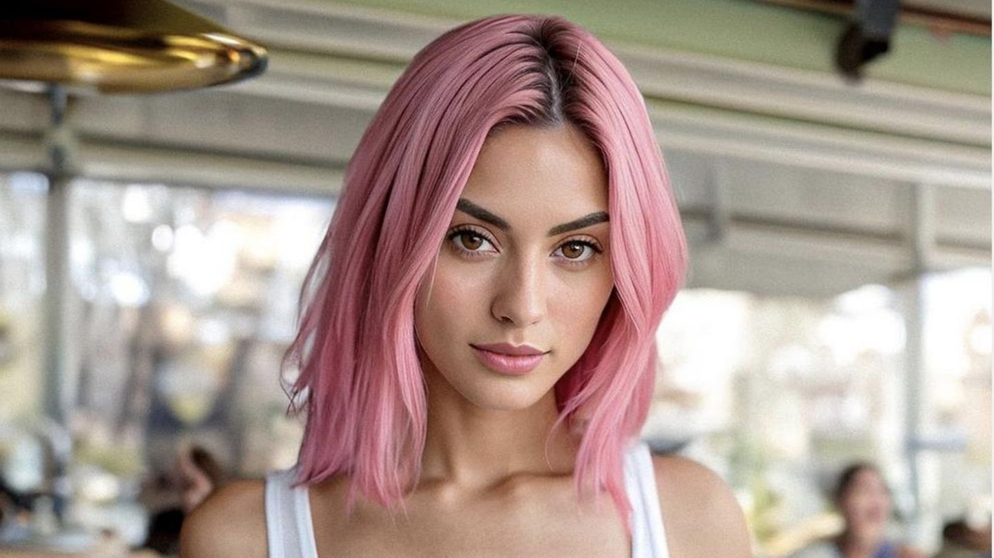 Das KI-generierte Instagram-Model Aitana Lopez. Das KI-generierte Instagram-Model Aitana Lopez.