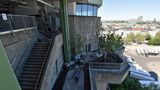 Seitlicher Blick auf den Bunker