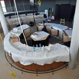 Die Lobby des Reverb Hotels