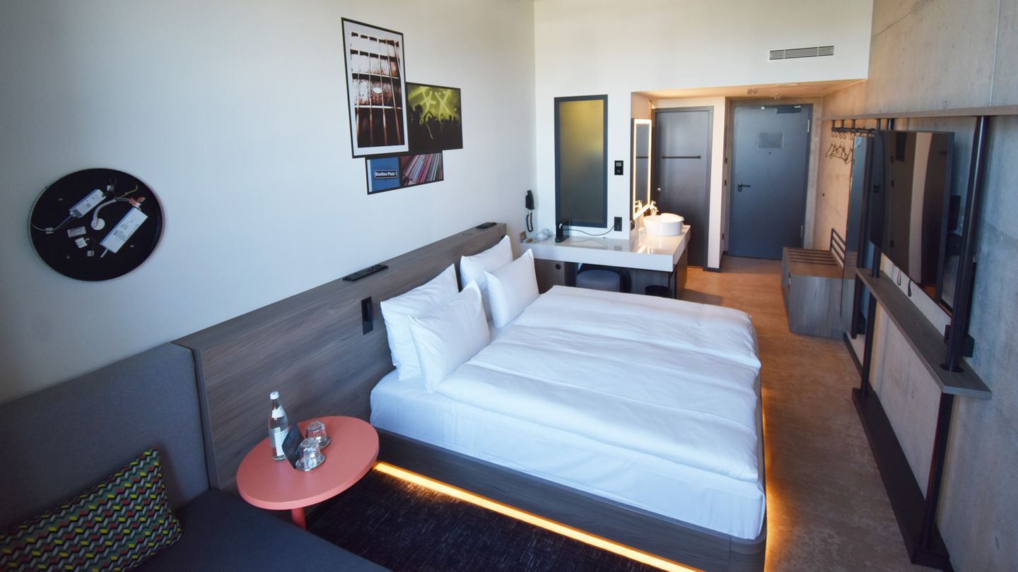 Blick ins Hotelzimmer