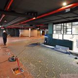 Blick in die Räumlichkeiten des künftigen Bunker-Restaurants