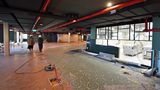 Blick in die Räumlichkeiten des künftigen Bunker-Restaurants