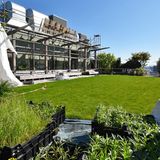 Der frei zugängliche Dachgarten des Bunkers