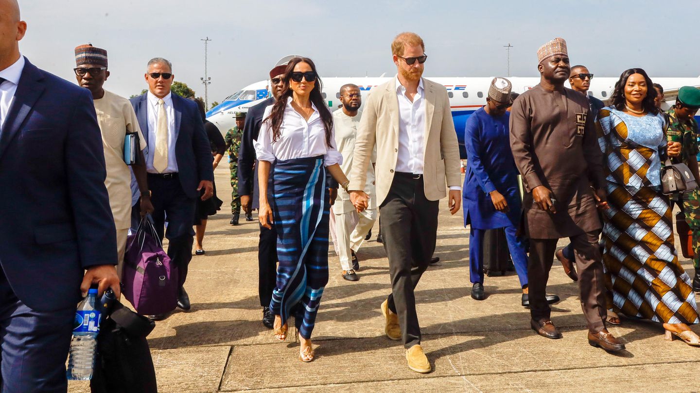 Harry und Meghan in Nigeria