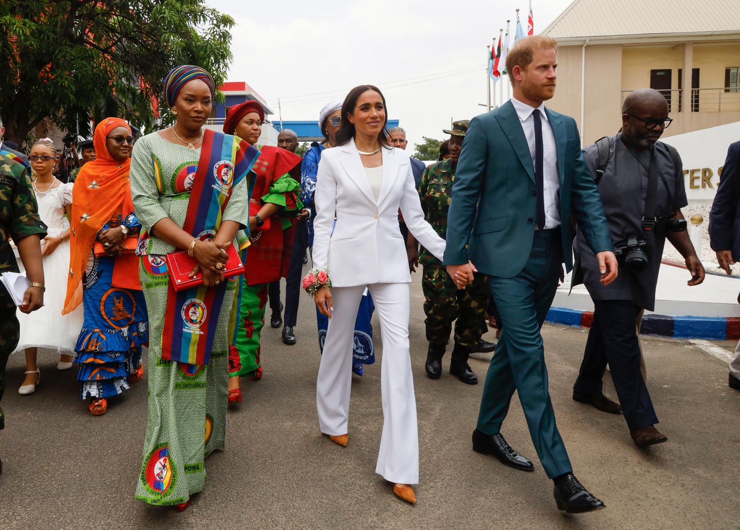 Harry und Meghan in Nigeria Harry und Meghan in Nigeria