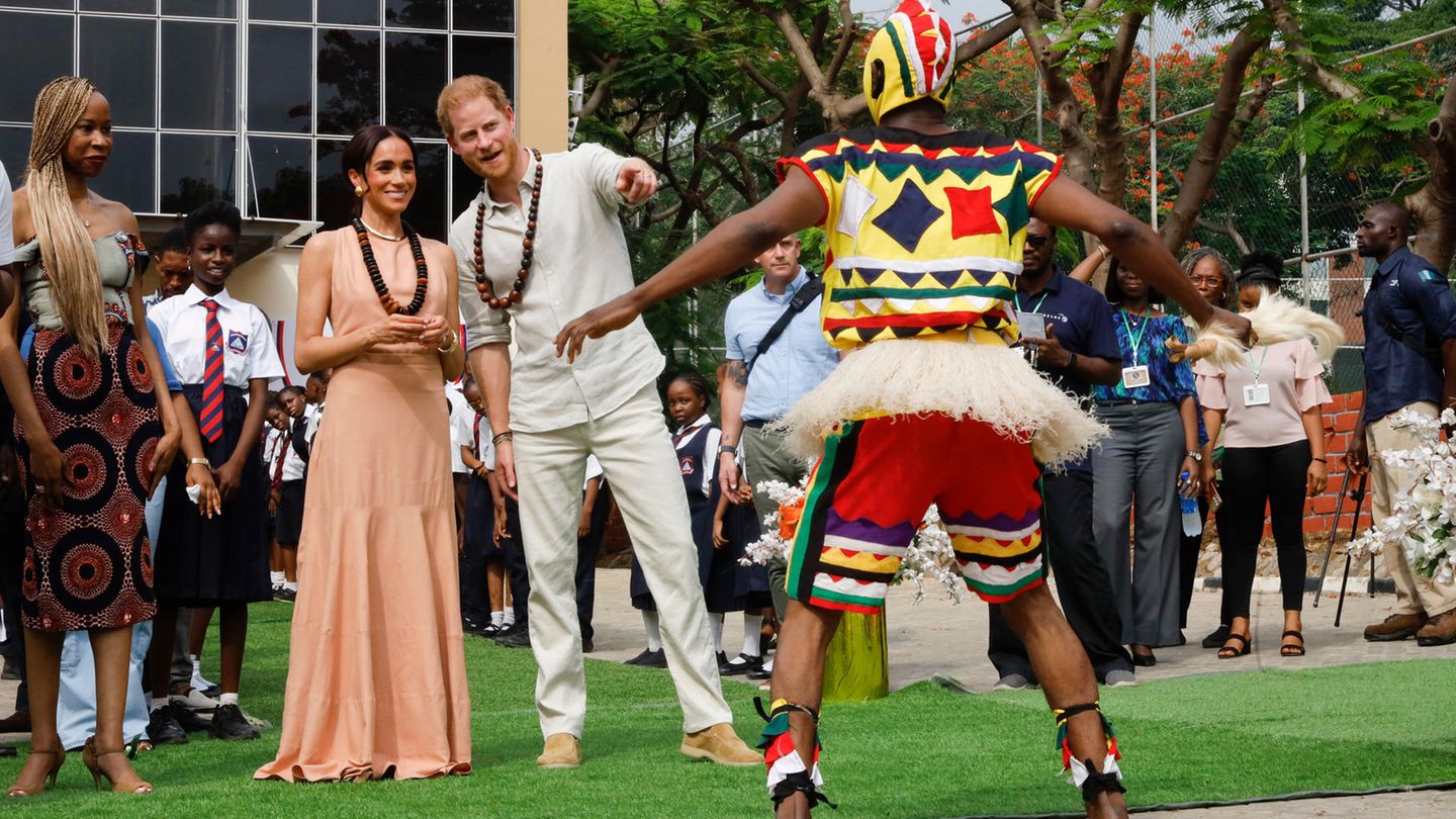 Harry und Meghan in Nigeria