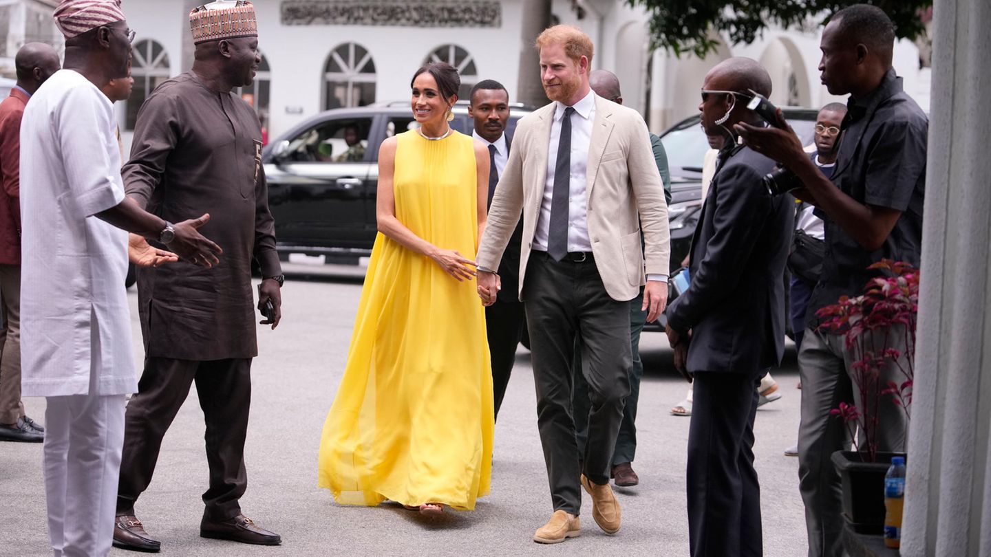 Meghan und Harry in Nigeria