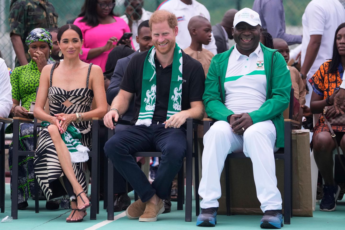 Harry und Meghan in Nigeria Harry und Meghan in Nigeria