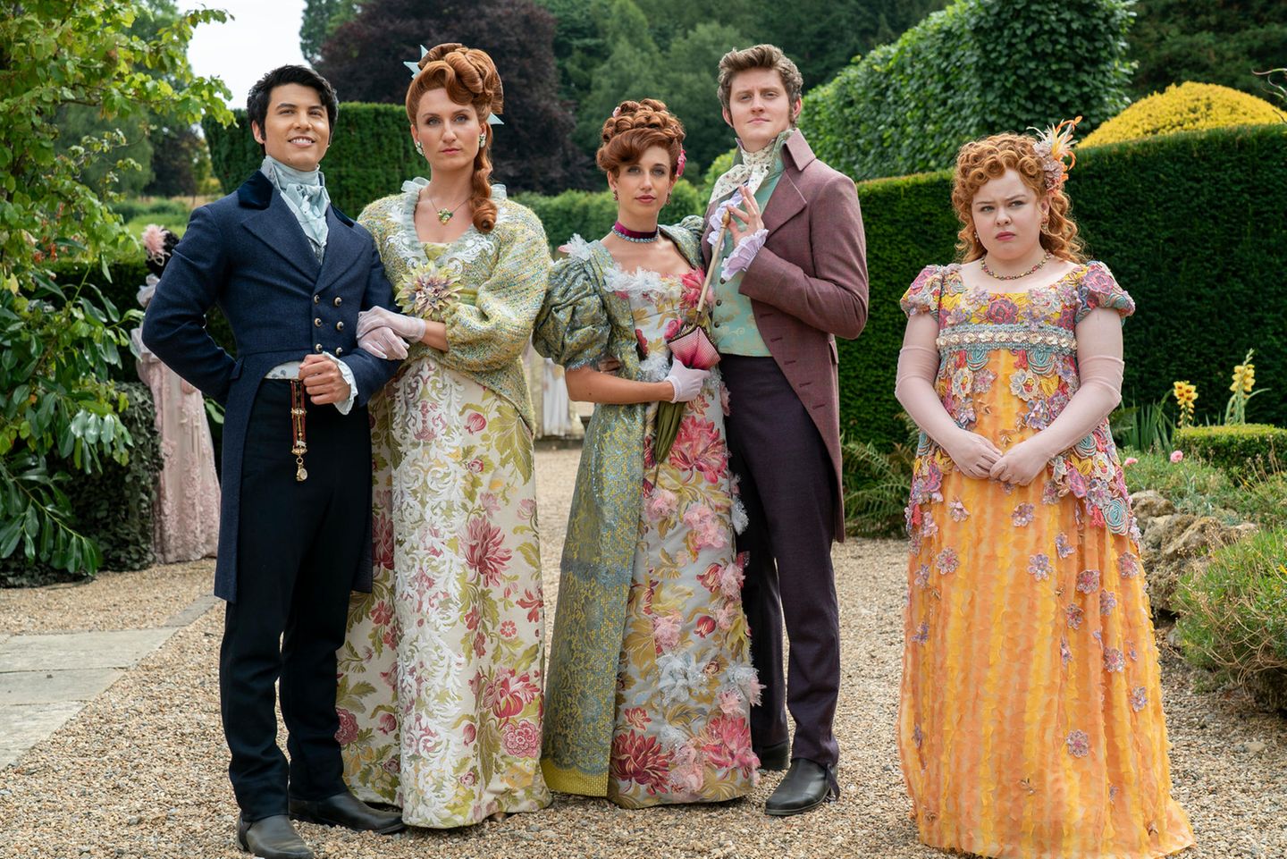 Penelopes Verwandlung vom Mauerblümchen zur Bridgerton-Ehefrau gibt's ab Donnerstag, 16. Mai, auf Netflix zu sehen - zumindest die ersten vier Folgen. Weitere vier Episoden sind ab dem 13. Juni abrufbar.