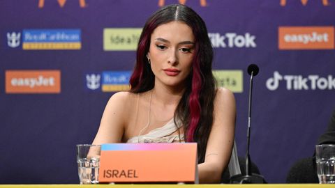 Israels ESC-Teilnehmerin Eden Golan bei einer Pressekonferenz
