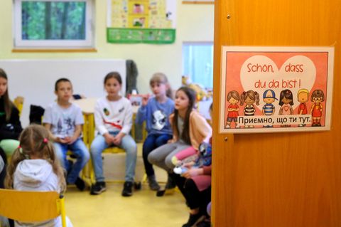 Willkommensklasse für ukrainische Grundschüler in Herne