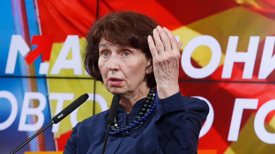 Nordmazedoniens neue Präsidentin Gordana Siljanovska-Davkova