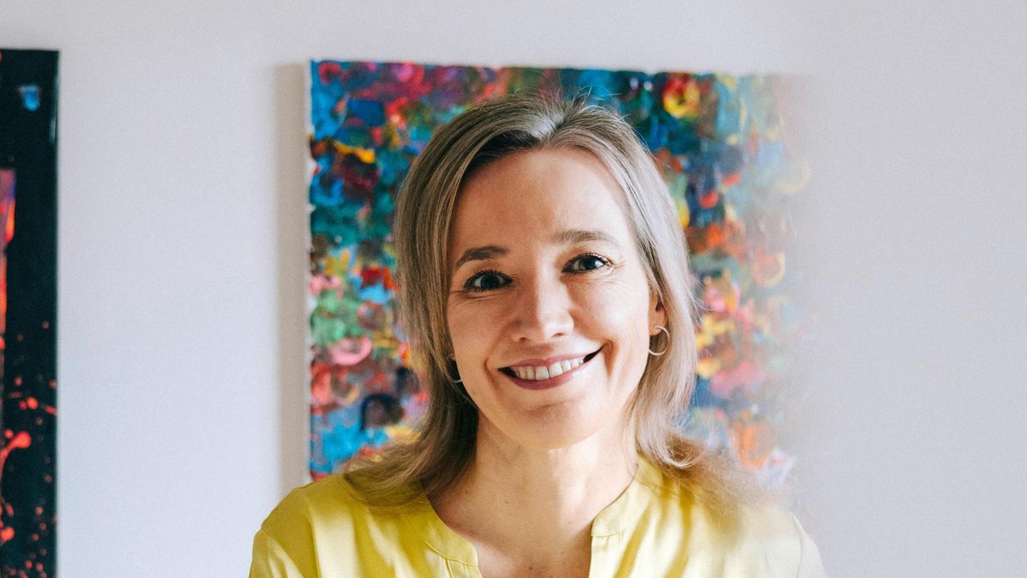 Kristina Schröder, ehemalige CDU-Bundesfamilienministerin, zuhause in Wiesbaden