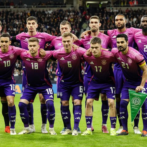 Das DFB-Team beim Mannschaftsfoto Ende März. Der Kader für die EM 2024 wird nach und nach veröffentlicht.