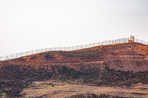 Asylreform: Der Grenzzaun der spanischen Exklave Ceuta bei Marokko.