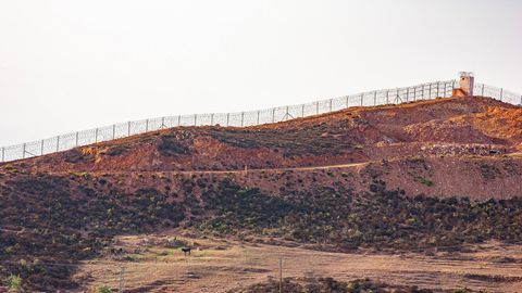 Asylreform: Der Grenzzaun der spanischen Exklave Ceuta bei Marokko.
