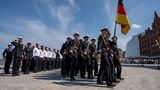Vereidigung von Marine-Soldaten in Stralsund