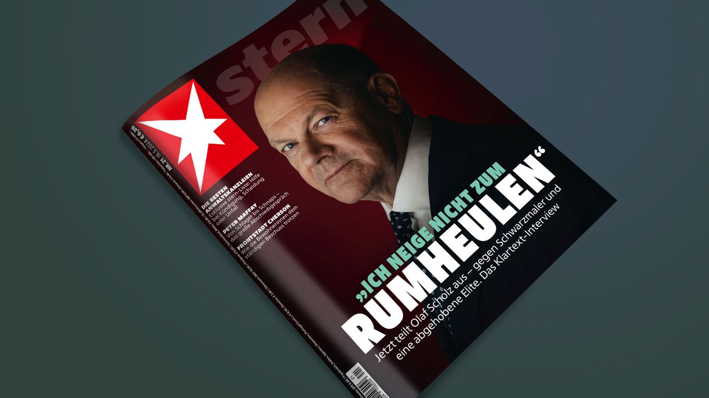 Olaf Scholz speaks plainly: stern editor-in-chief about the Chancellor interview