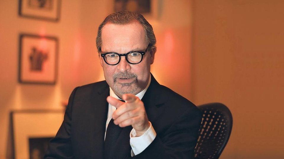 Porträt von Christian Schertz, Star-Anwalt