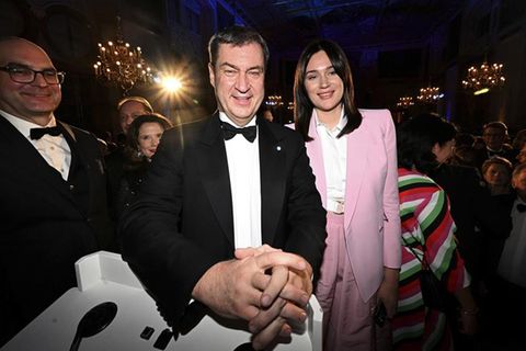 Markus Söder mit seiner Tochter Gloria-Sophie Burkandt