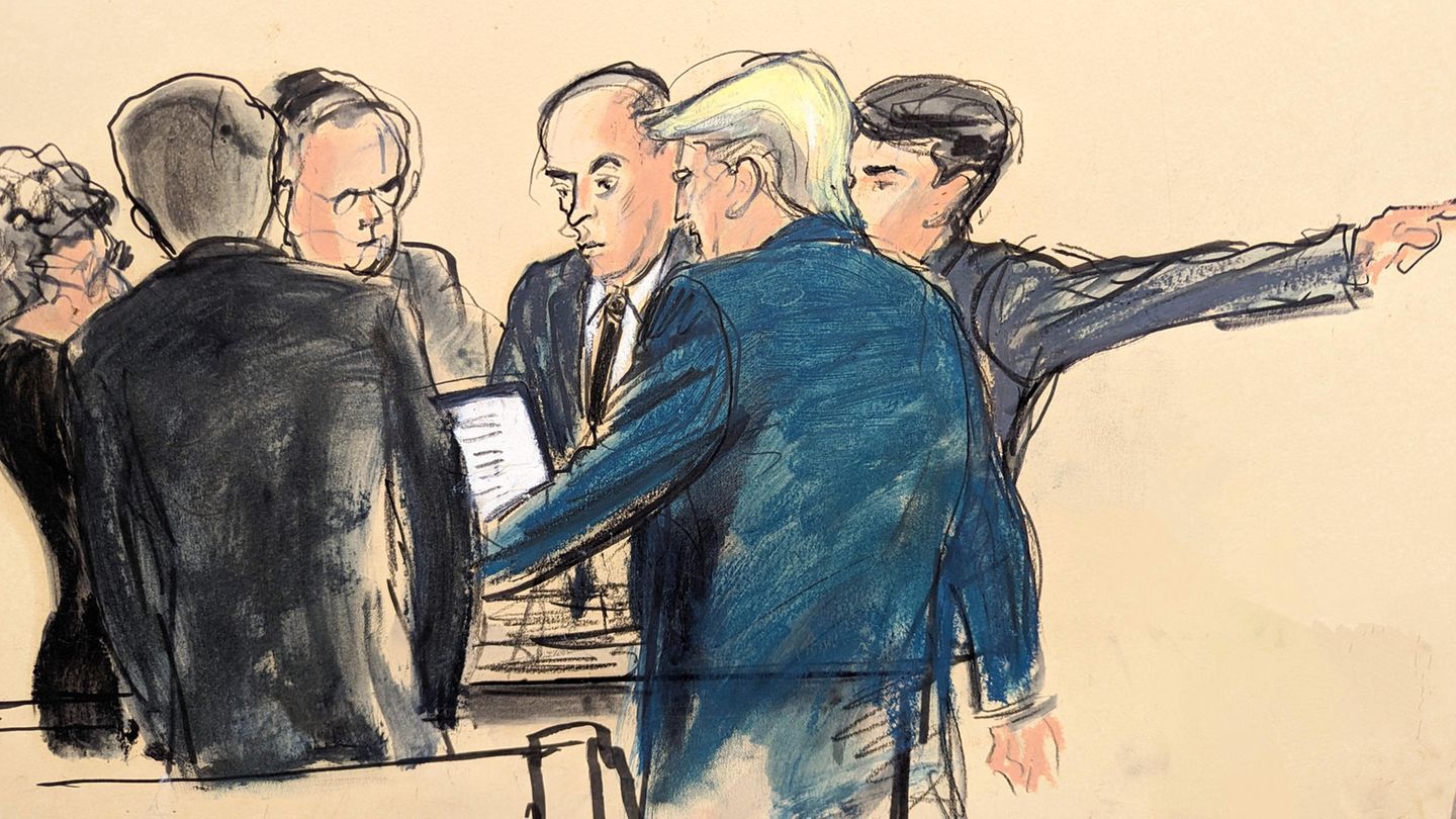 18. April, Woche eins Donald Trump Prozess