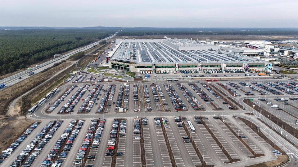 Tesla Gigafabrik in Grünheide Tesla Gigafabrik in Grünheide