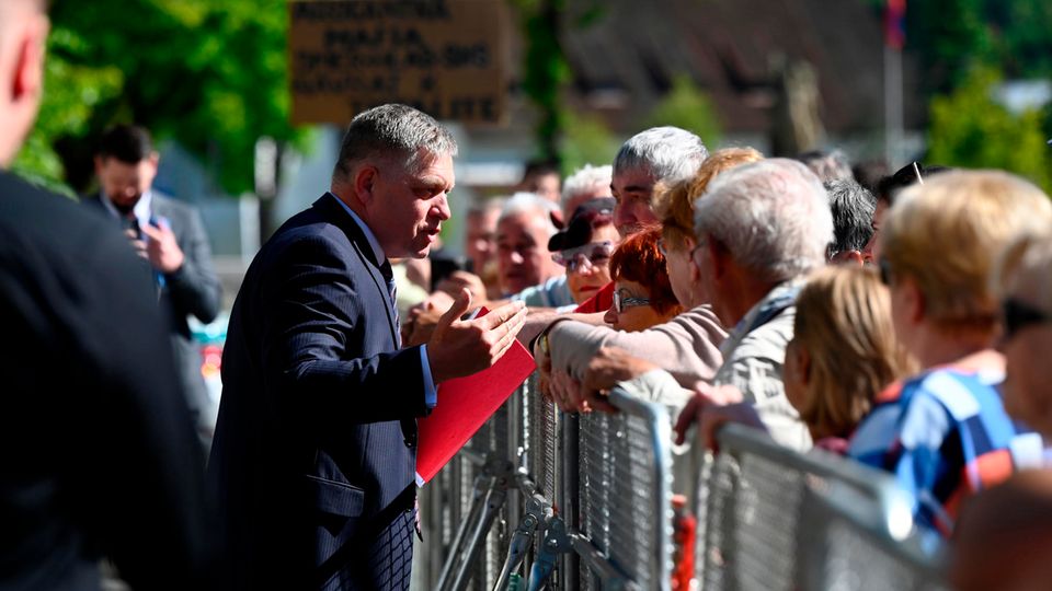 Der slowakische Premierminister Robert Fico