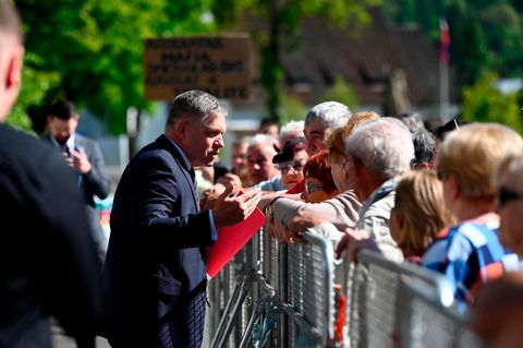 Slowakeis Ministerpräsident Robert Fico