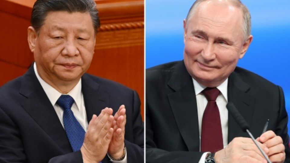 Xi (l.) und Putin