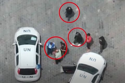 Hamas-Terroristen auf UNRWA-Gelände gesichtet