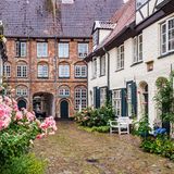 Hinterhof in Lübeck