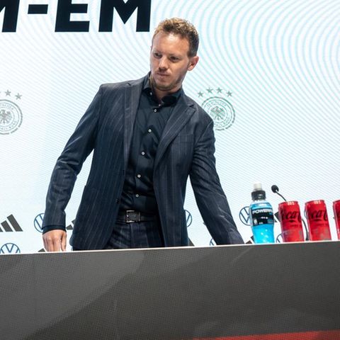 Julian Nagelsmann auf der Pressekonferenz zur Nominierung des vorläufigen DFB-Kaders: großes Lob für den "Connector"