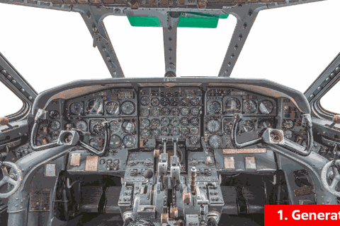 Die technische Evolution im Cockpit brachte über die Jahre auch mehr Sicherheit. Im Artikel finden Sie eine Galerie mit mehr Details zu den einzelnen Generationen von Passagierjets   