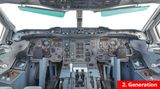 2. Generation Passagierjets, seit 1964: Unter anderem fortgeschrittenere Autopiloten- und automatische Schubsteuerungssysteme