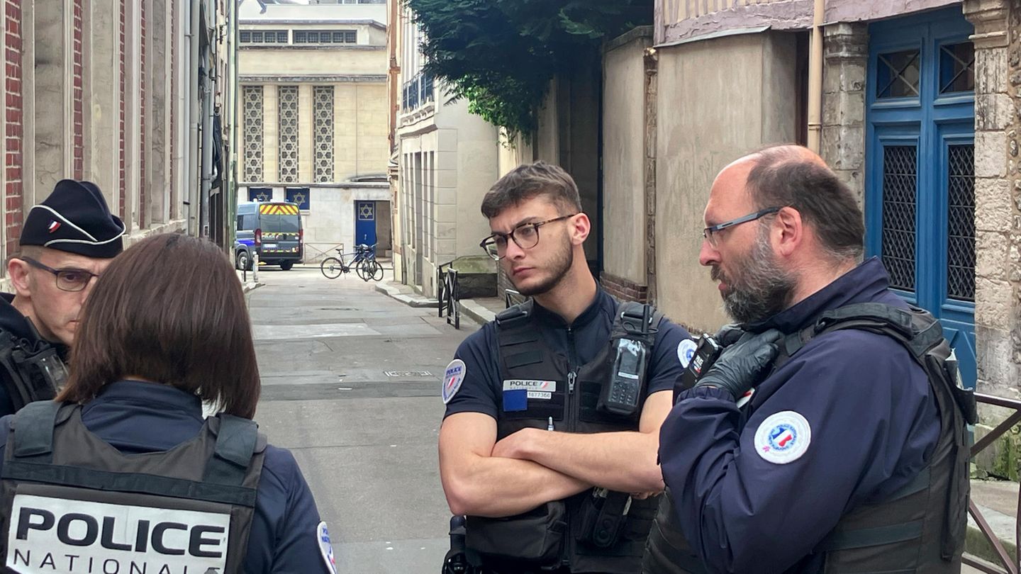 Anschlag in Frankreich: Molotow-Cocktail in Gebetsraum von Synagoge geworfen – Polizei erschießt Täter