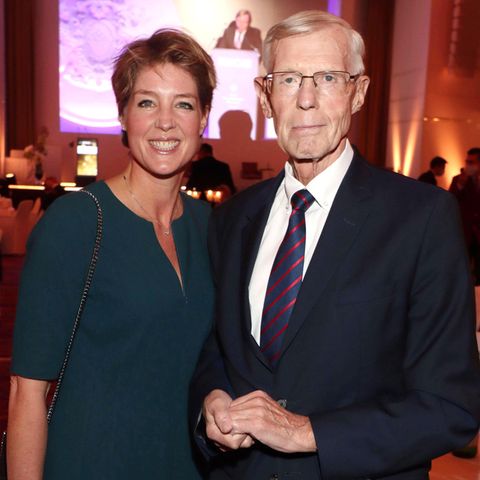 Christina Block und ihr Vater, "Block House"-Gründer Eugen Block, 2020 im Hotel Grand Elysee. Hamburg