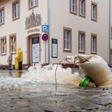 Nach einer unruhigen Nacht begann am Samstagnachmittag das Aufräumen, wie im saarländischen Quierschied