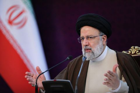 rans Präsident Ebrahim Raisi bei einer Veranstaltung während des Ramadans