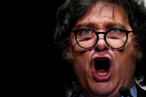Argentiniens ultraliberaler Präsident Javier Milei äußerte sich äußerst wütend über Minister Spaniens