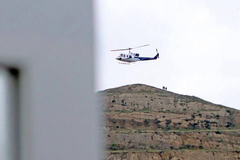 Der Präsidentenflieger des Iran. Kurz nach diesem Bild kam er offenbar vom Weg ab