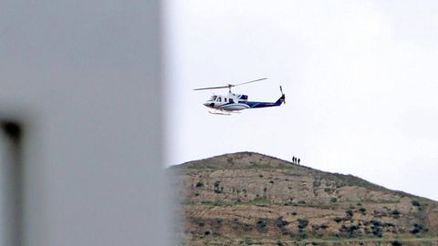 Der Präsidentenflieger des Iran. Kurz nach diesem Bild kam er offenbar vom Weg ab