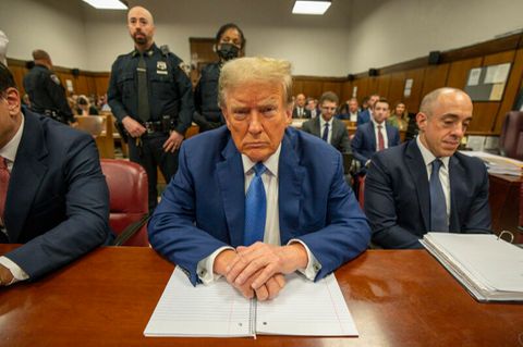 Für Donald Trump begann am Montag die sechste Prozesswoche. Nächste Woche sollen die Abschlussplädoyers gehalten werden.