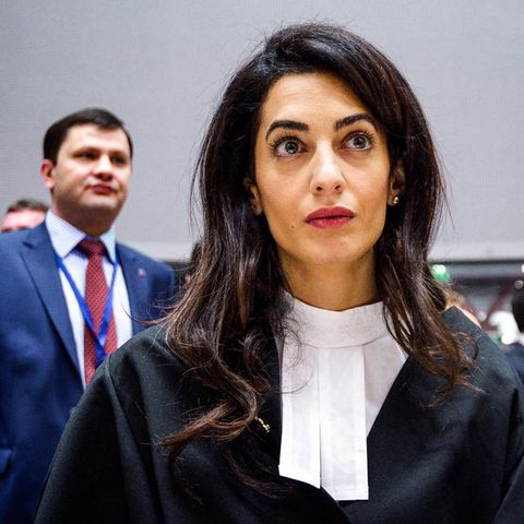 Amal Clooney bei Gericht