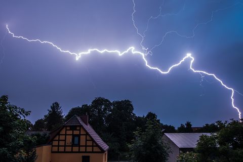 Symbolbild Verhalten bei Gewitter