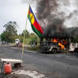 Neukaledonien Auto brennt