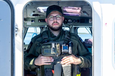 Ivar Männi, Polizist in Estland