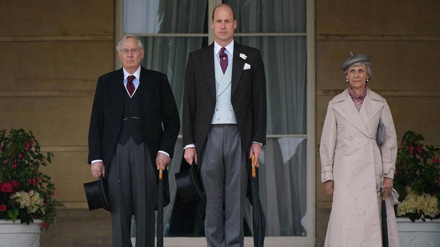 Prinz William und der Herzog und die Herzogin von Gloucester