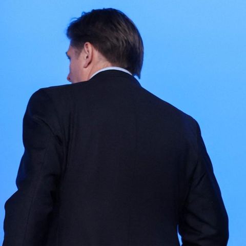 AfD-Spitzenkandidat Maximilian Krah (links) mit den Parteivorsitzenden Tino Chrupalla und Alice Weidel
