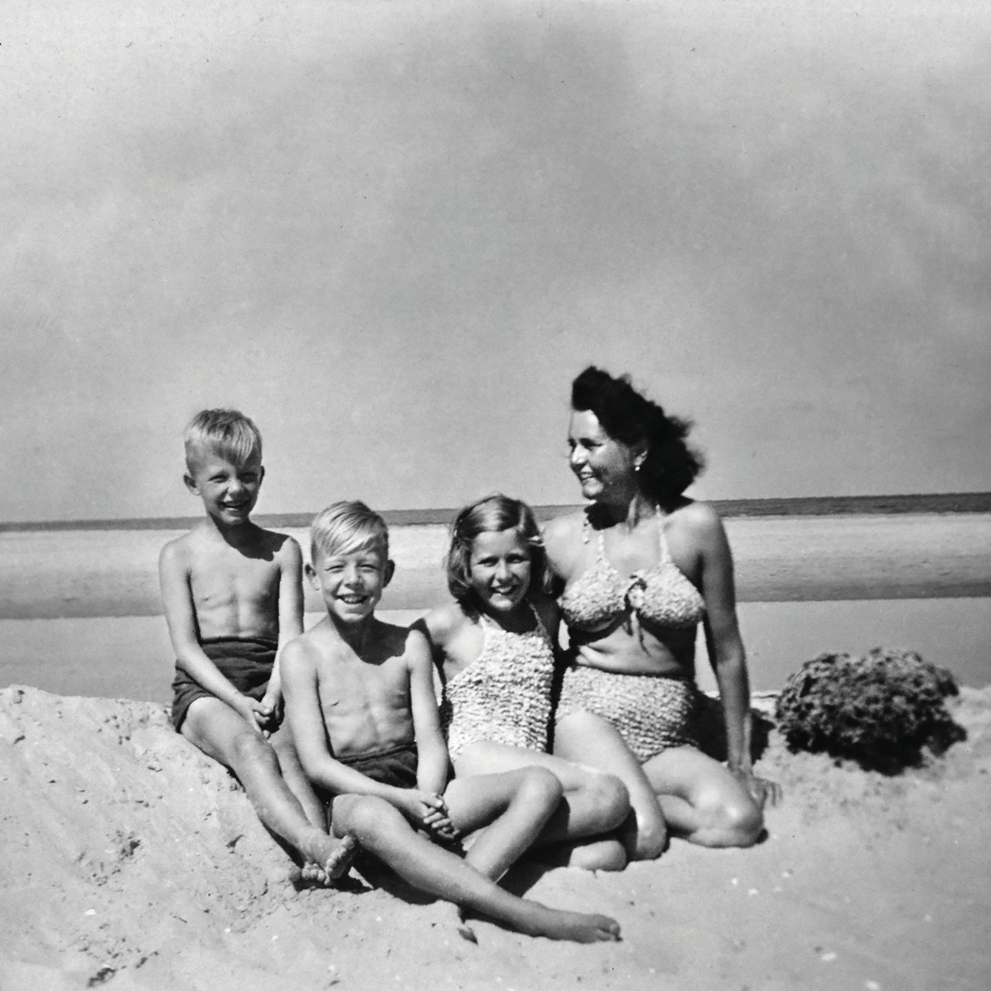 Hark Bohm mit seiner Familie auf Amrum